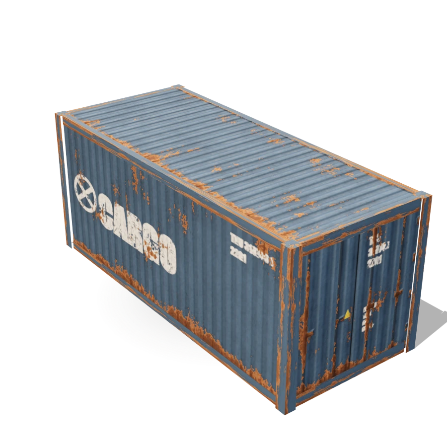 Cargo Container (Blue)