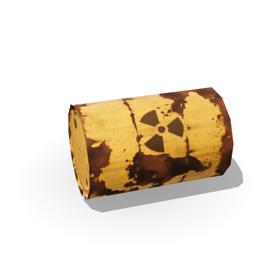 Radioactive Barrel (Lying)