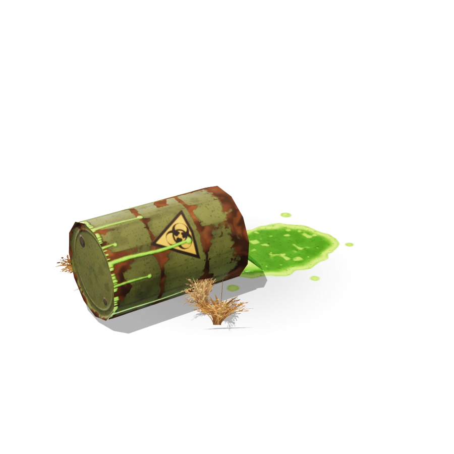 Toxic Barrel (Spilled)