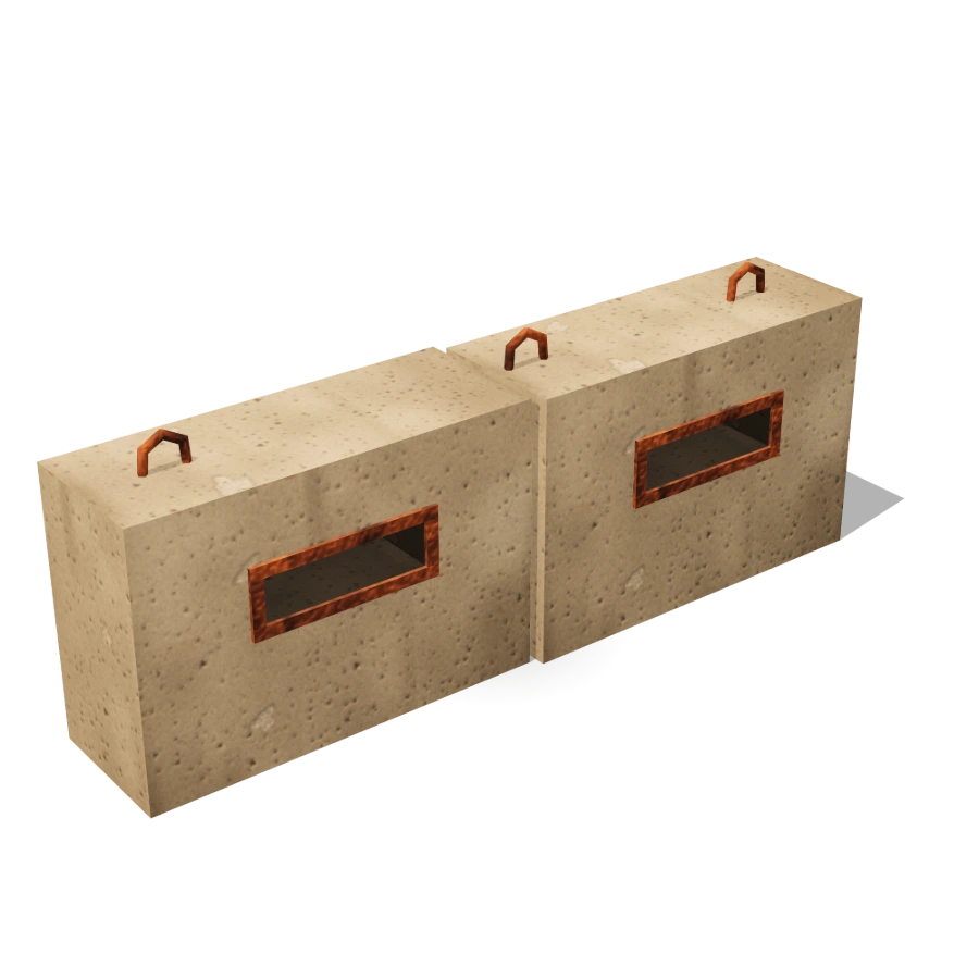 Concrete Bunker Wall
