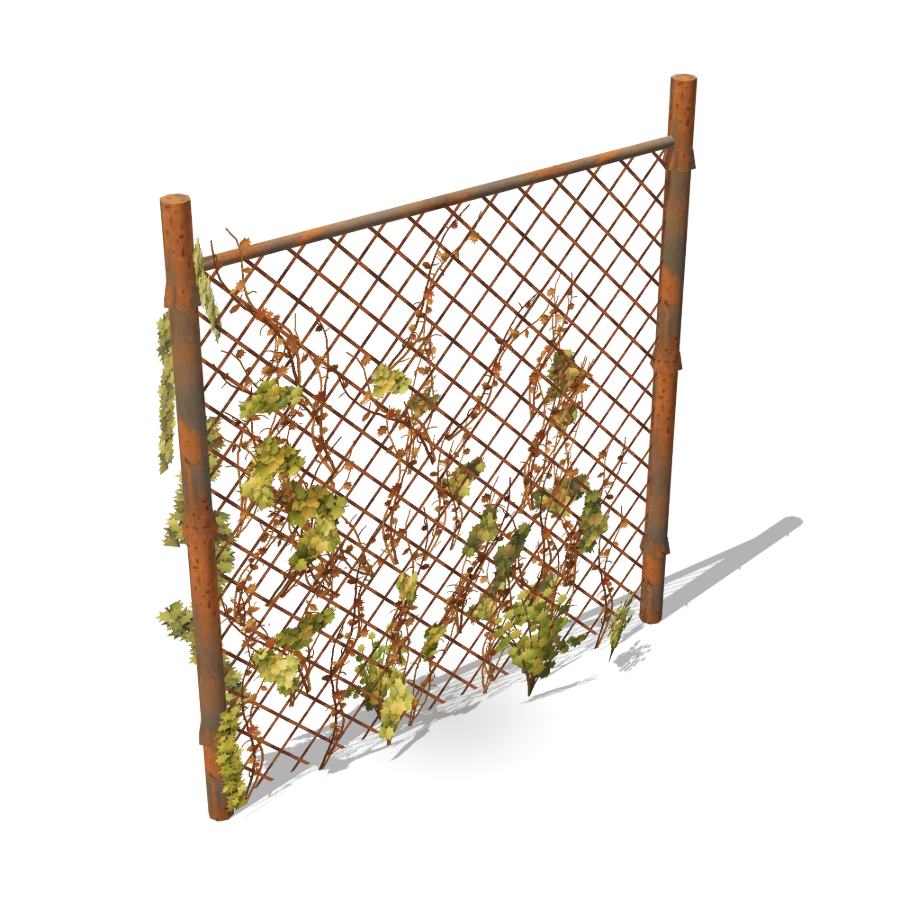 Chain-Link Fence (Light Ivy)