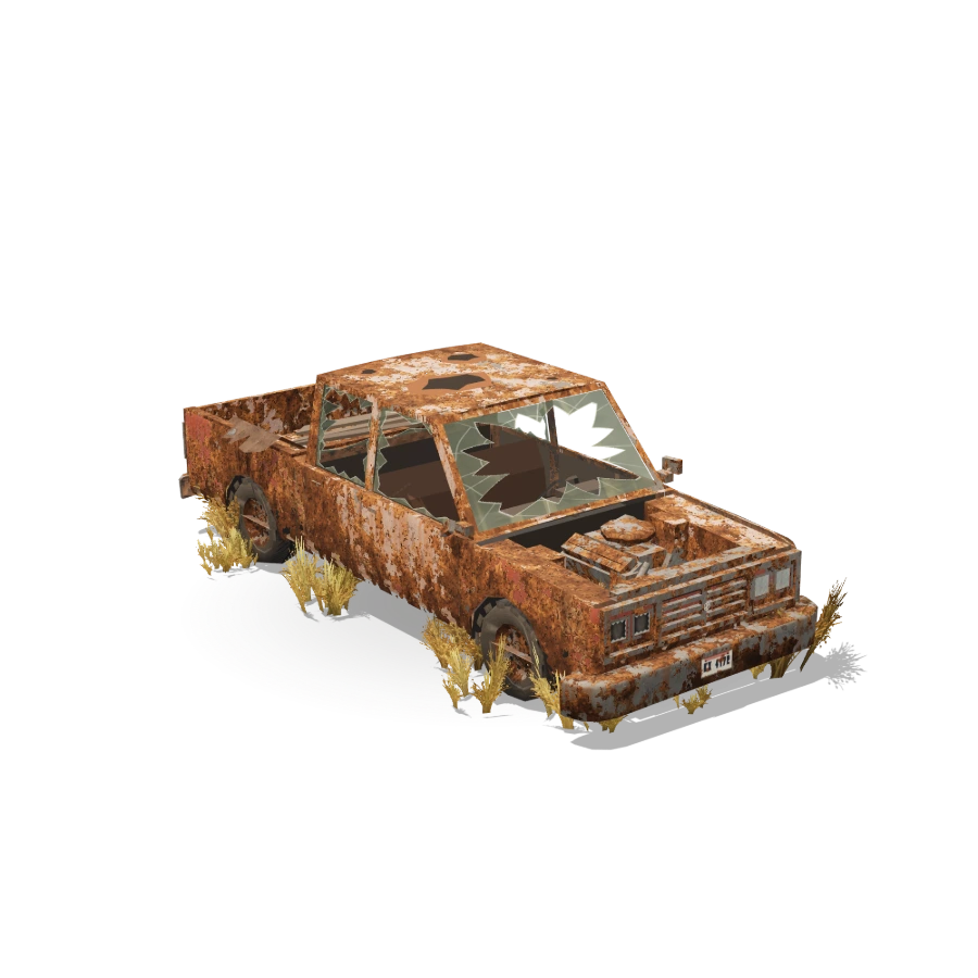 Rusted Pickup Truck