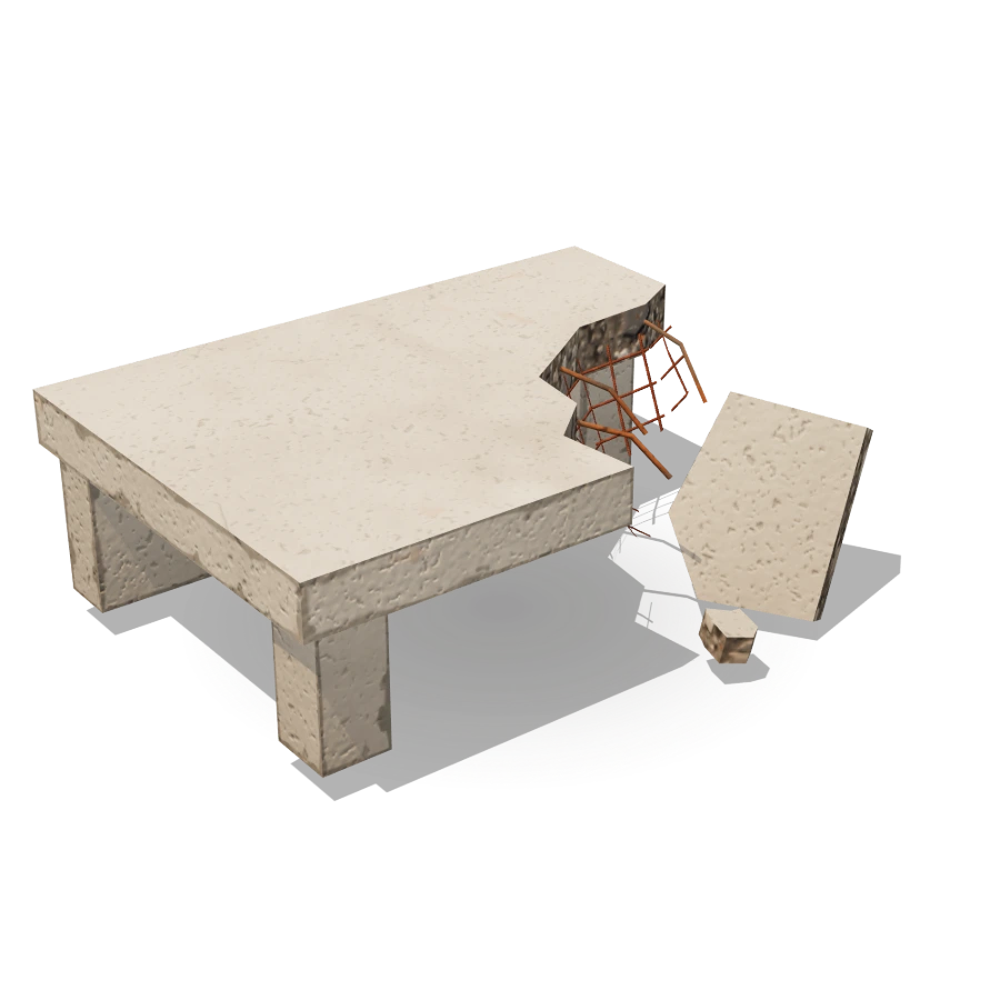 Broken Floor Slab