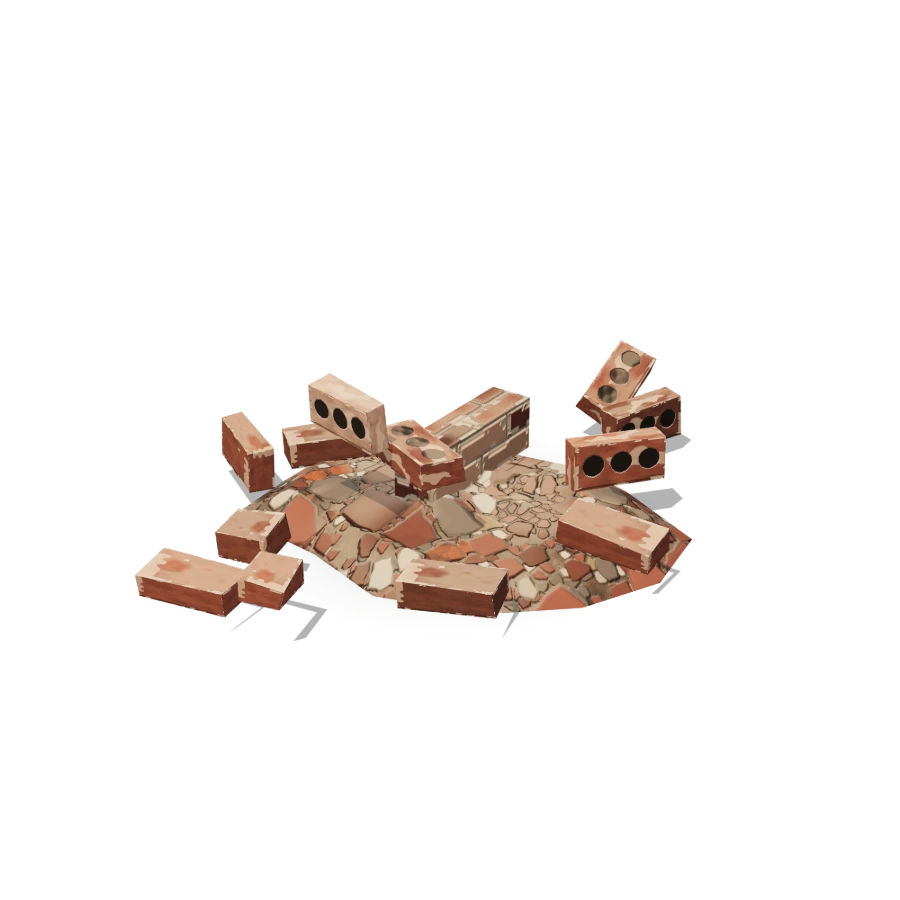 Scattered Bricks