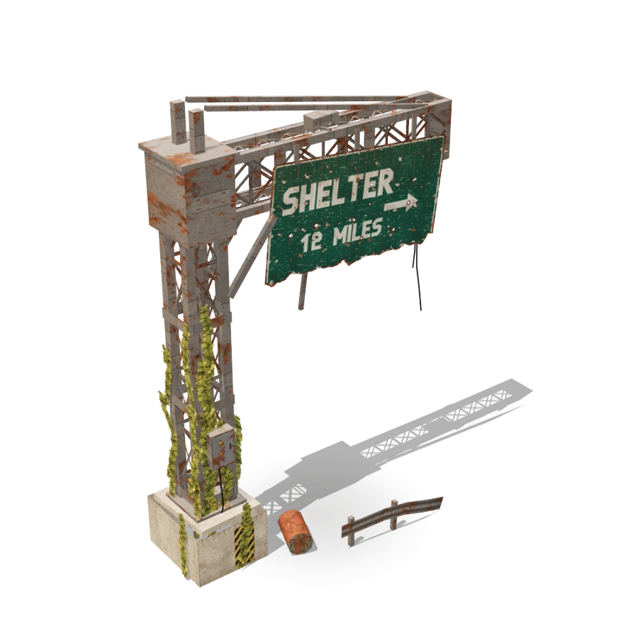 Cantilever Sign Gantry