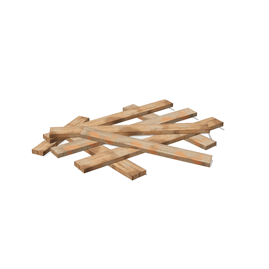 Loose Plank Pile