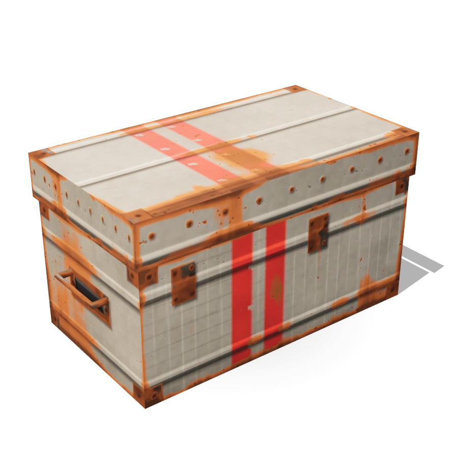 Striped Steel Trunk