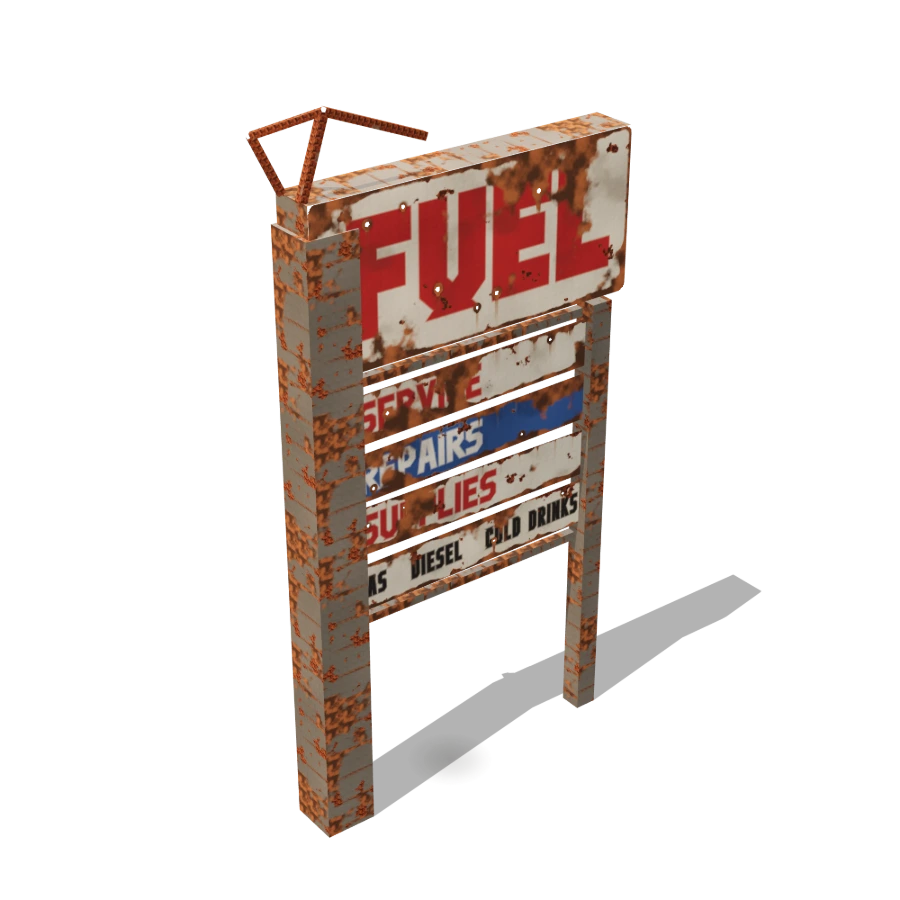 Fuel Pylon Sign