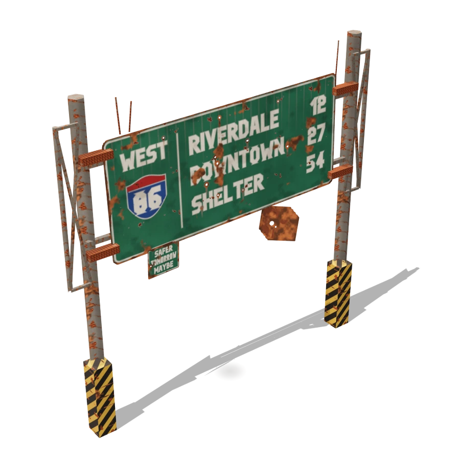 Highway Sign Gantry