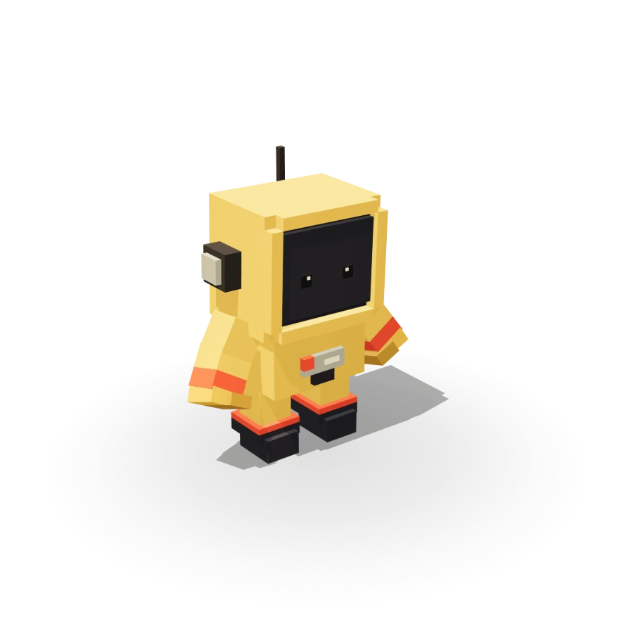 Blocky Amber Bot
