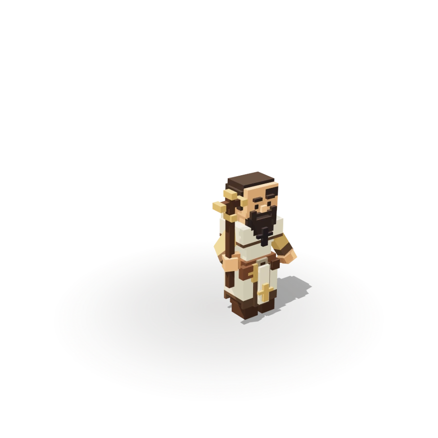 Blocky Chapel Priest