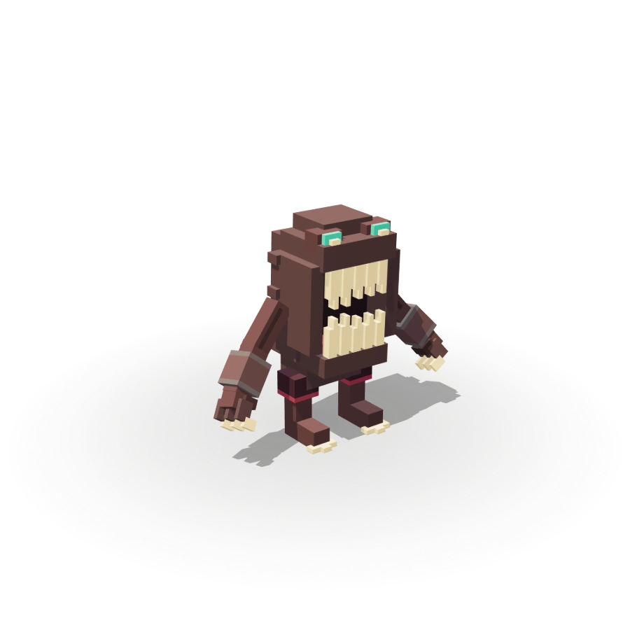 Blocky Fang Beast