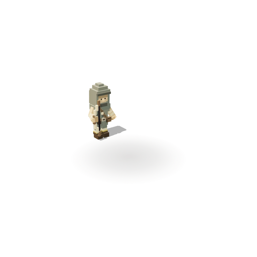 Blocky Hood Archer