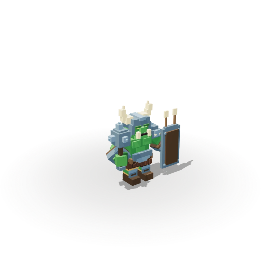 Blocky Horn Raider
