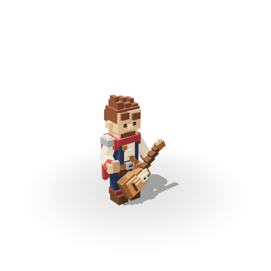 Blocky Lute Bard