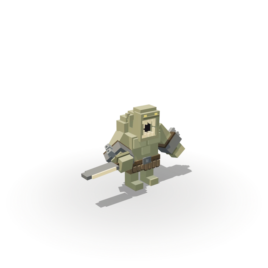 Blocky Maw Troll