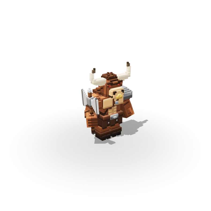 Blocky Minotaur
