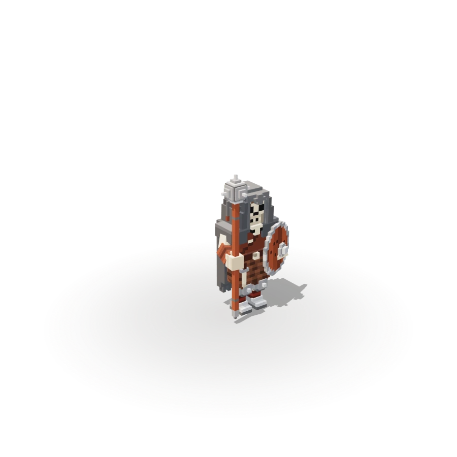 Blocky Skeleton