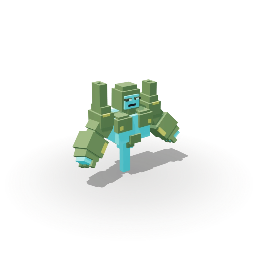 Blocky Tide Golem