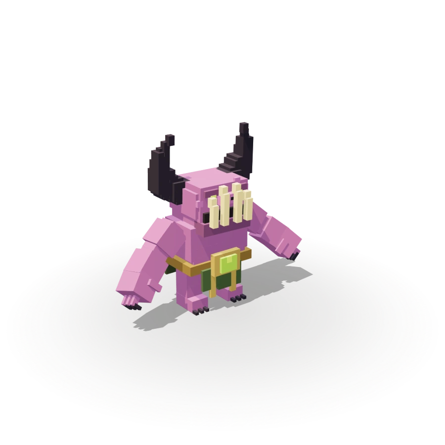 Blocky Violet Maw