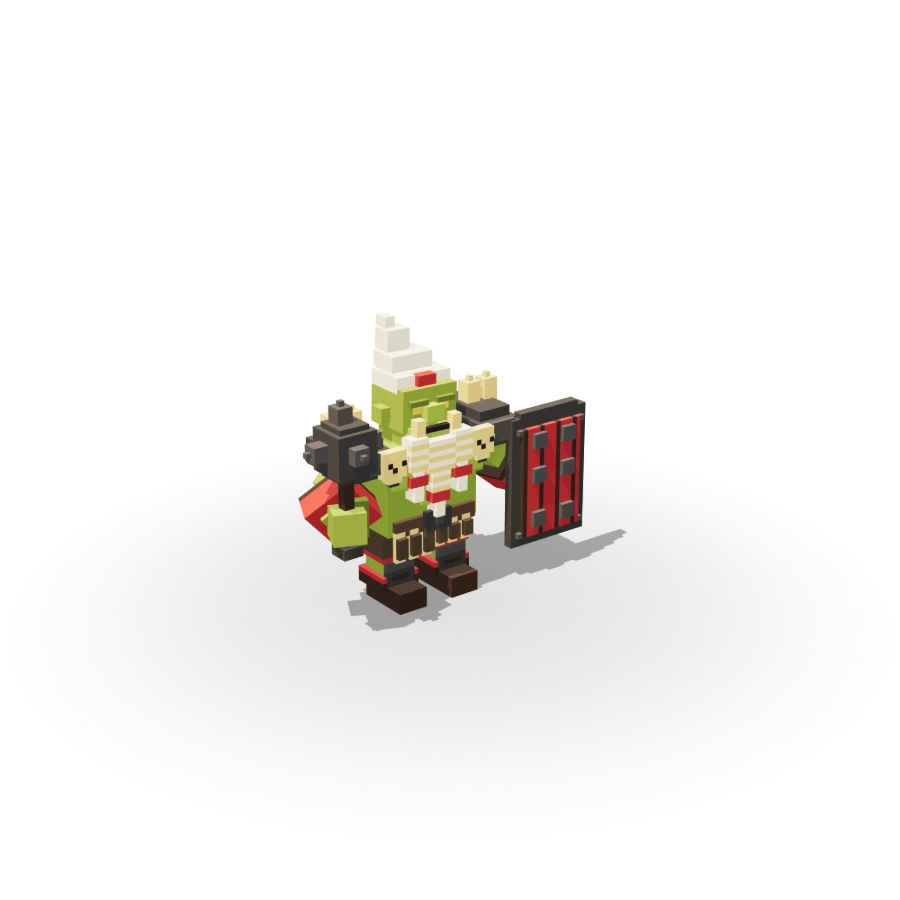 Blocky Whitebeard Chief