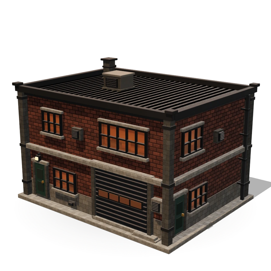 Voxel Firehouse