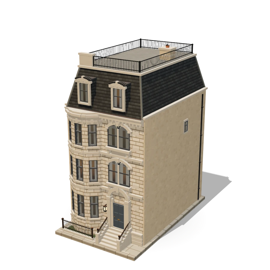 Limestone Bowfront Townhouse