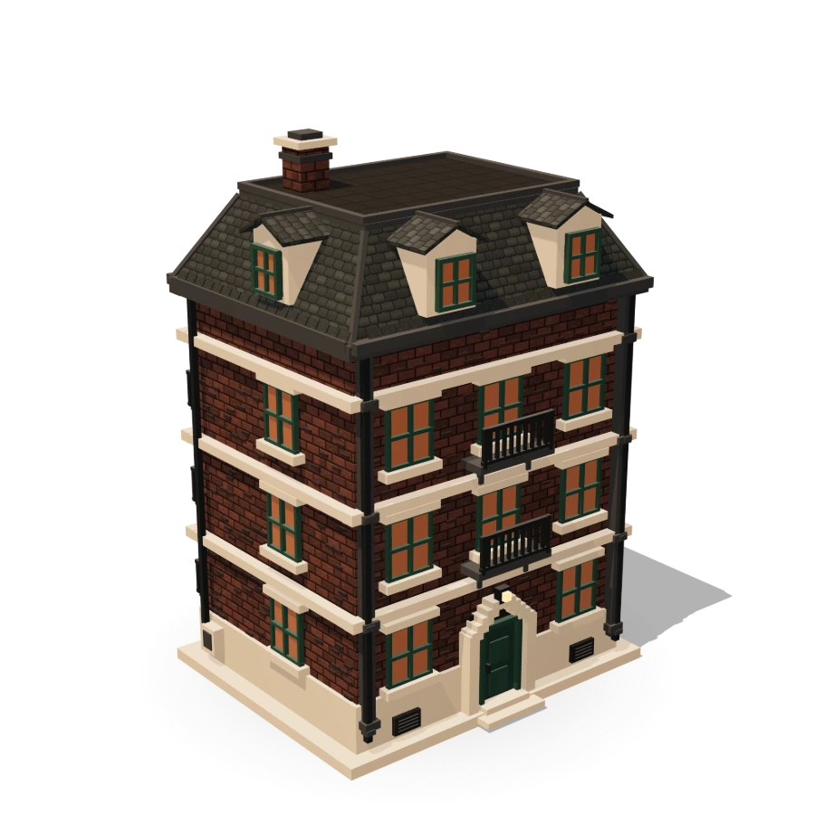 Mansard Townhouse