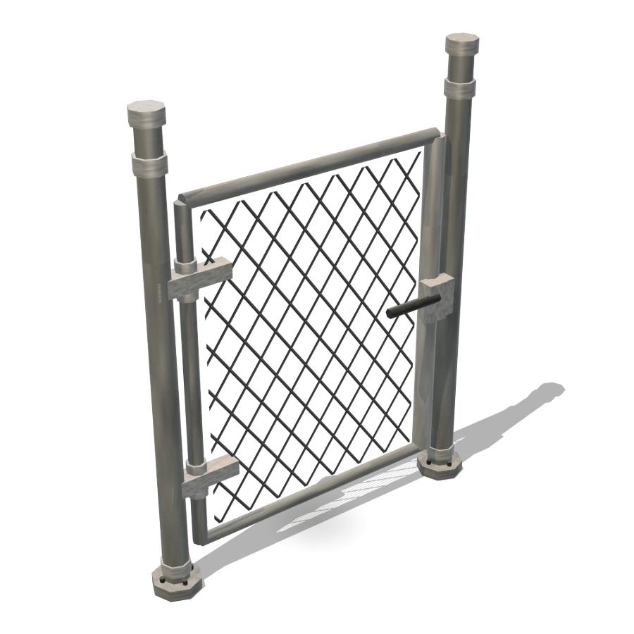 Chain-Link Pedestrian Gate