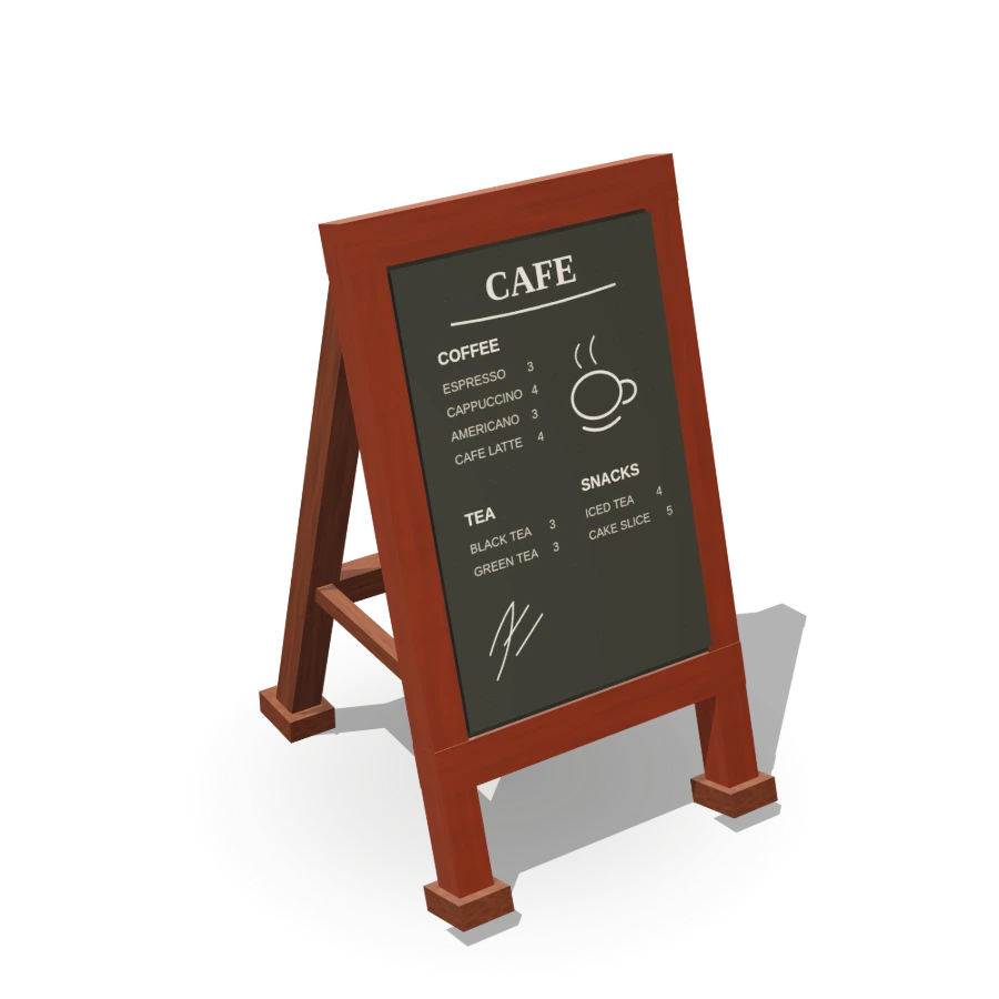A-Frame Advertising Sign