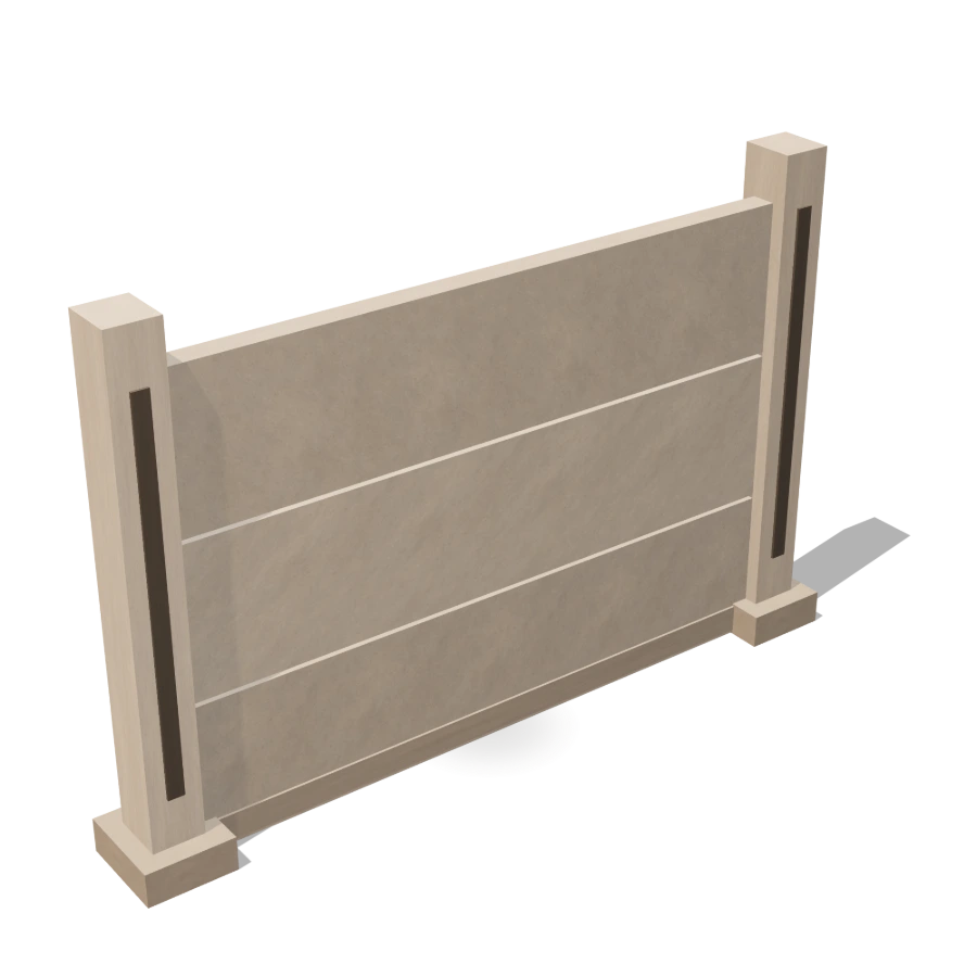 Precast Concrete Fence