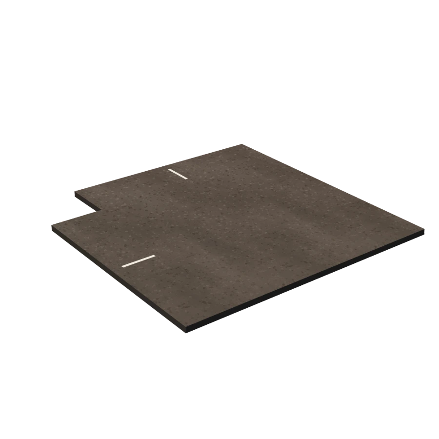 Road — 90° Corner