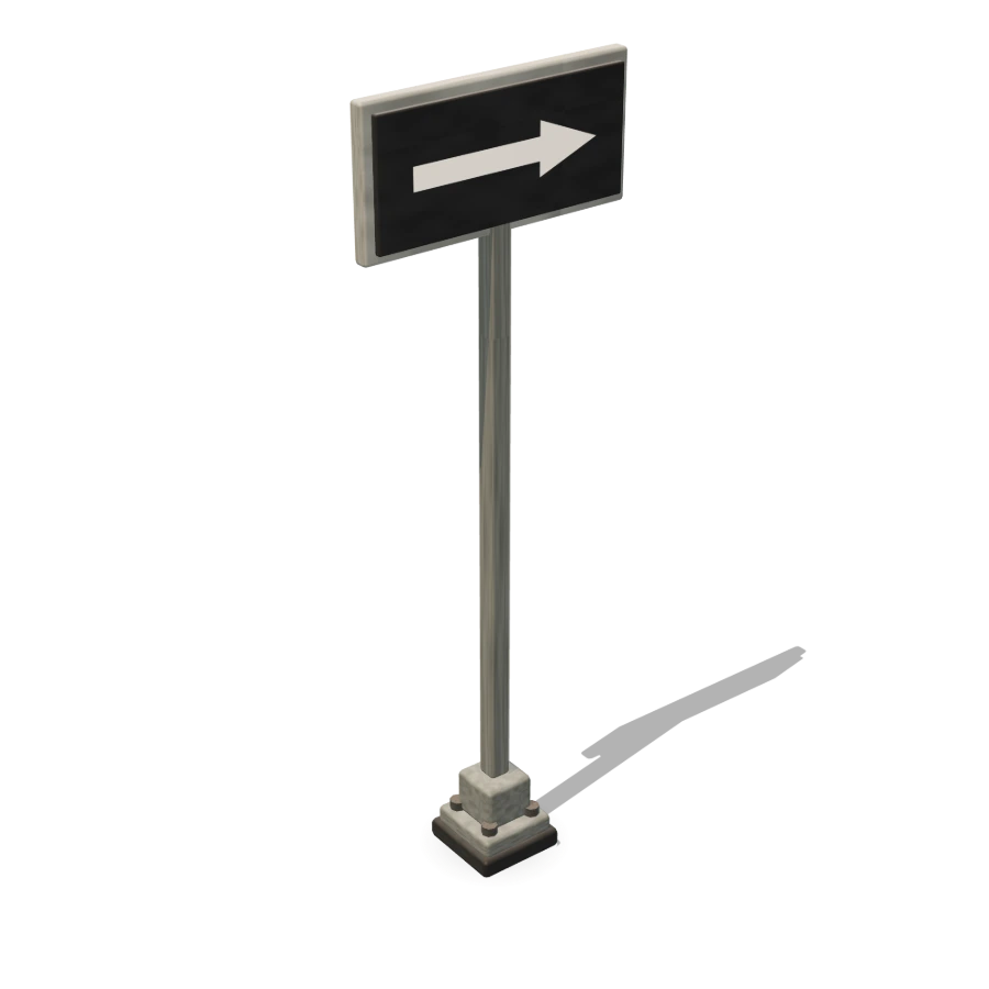 Right Arrow Sign