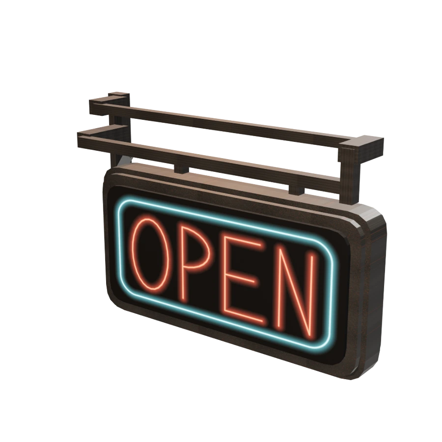 Wall Neon OPEN Sign
