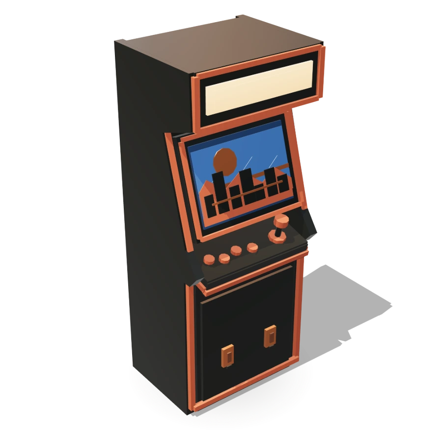 Retro Arcade Cabinet
