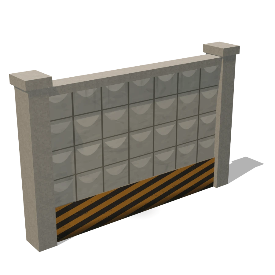 Concrete Panel Fence