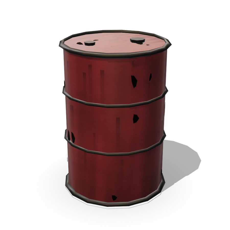 Dirty Industrial Barrel