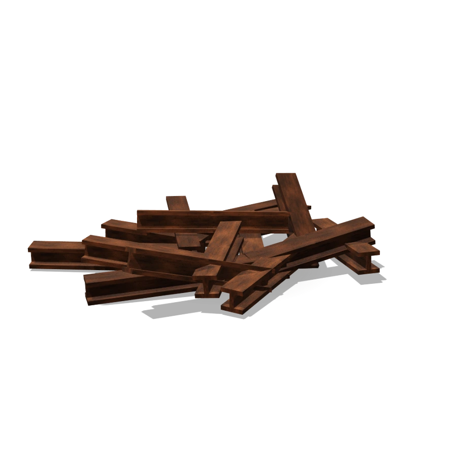 Rail Scrap Pile 2