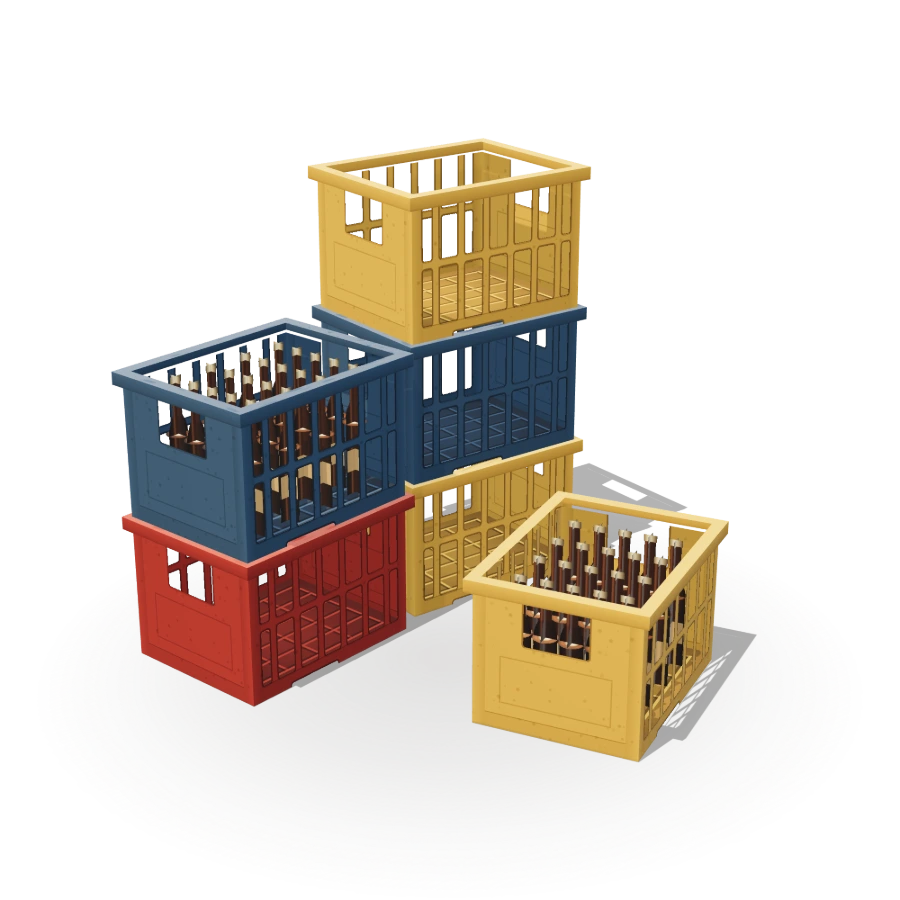Bottle Crate Stack