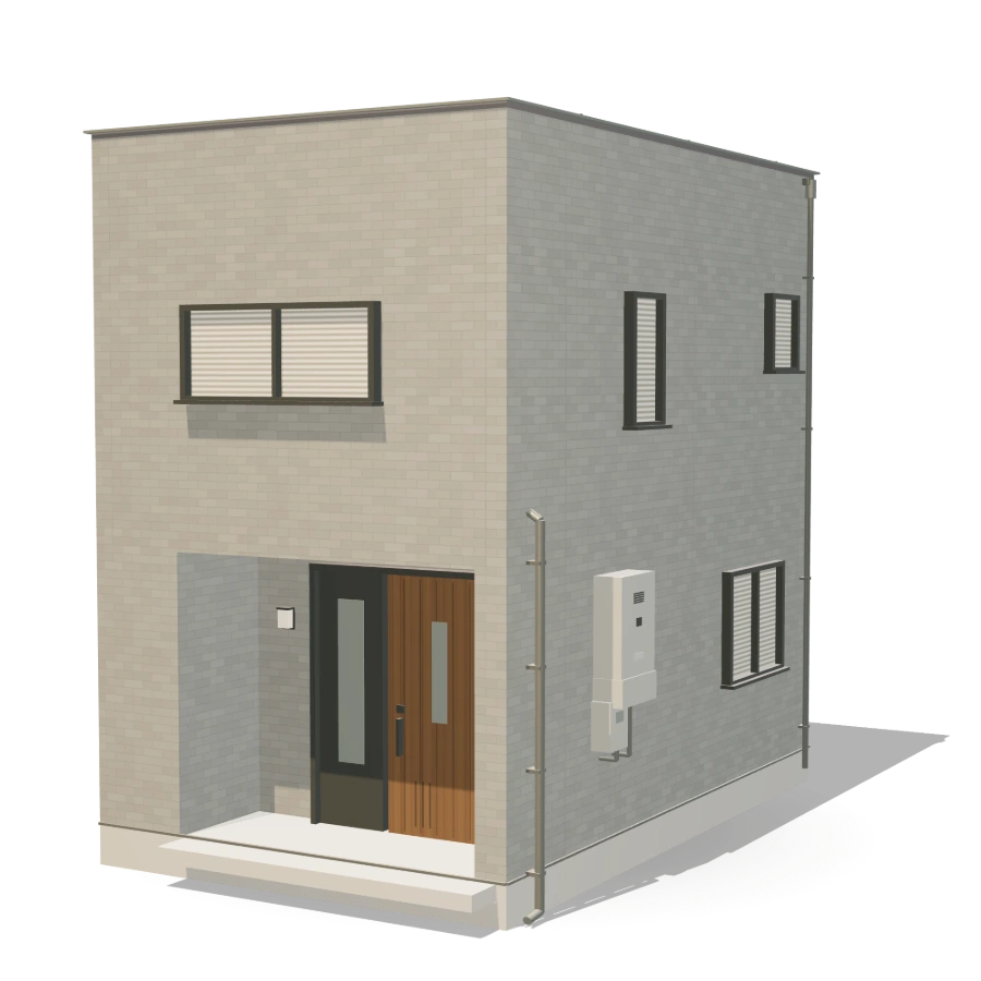 Japan Gray Tile House