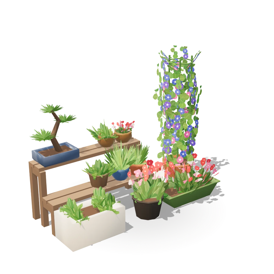 Potted Plant Cluster