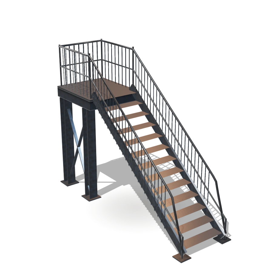 Steel Access Stair