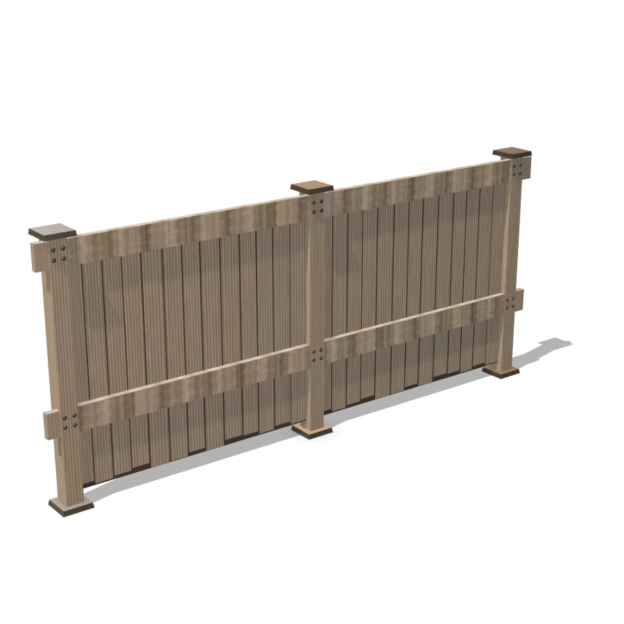 Wood Board Fence