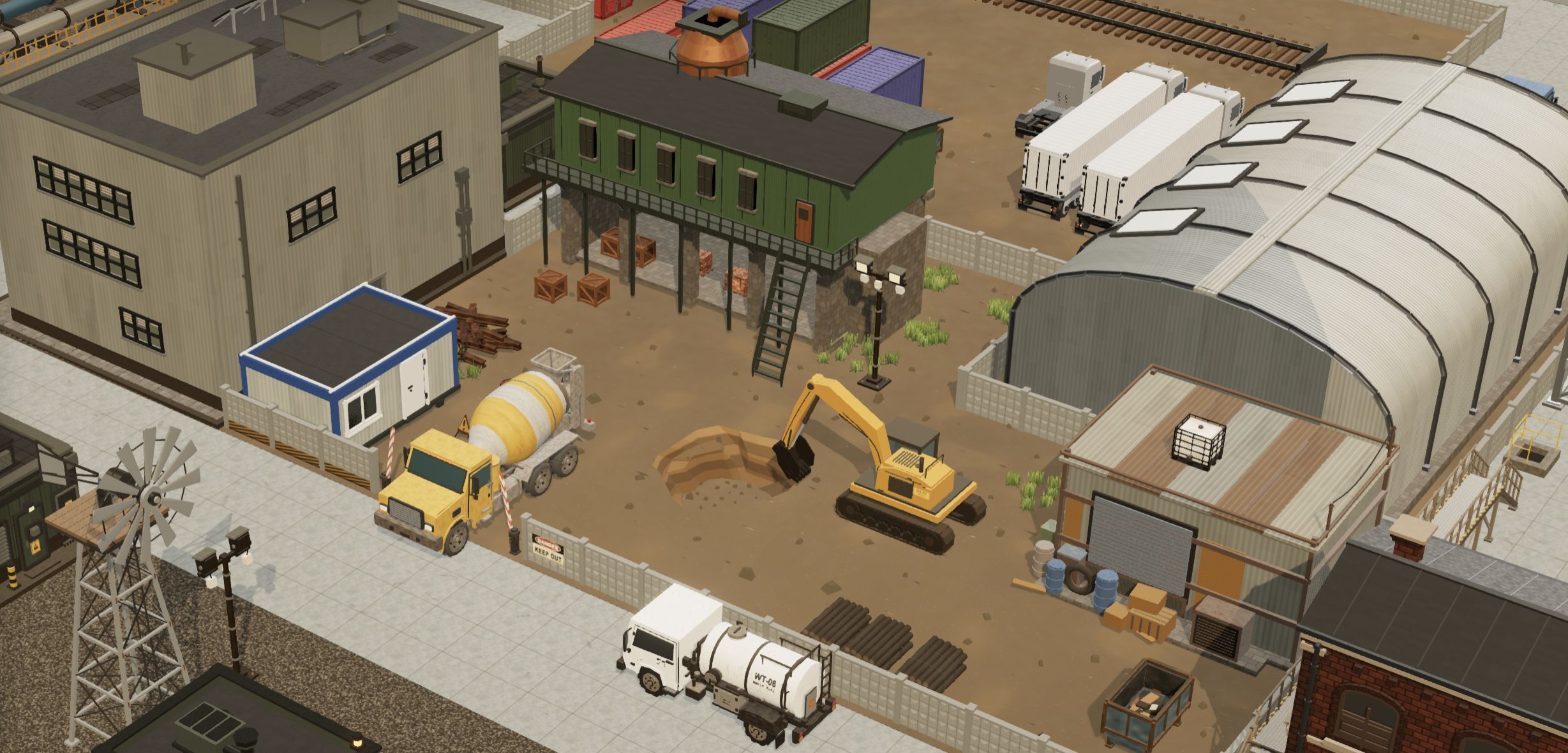 Industrial modular 3D asset pack