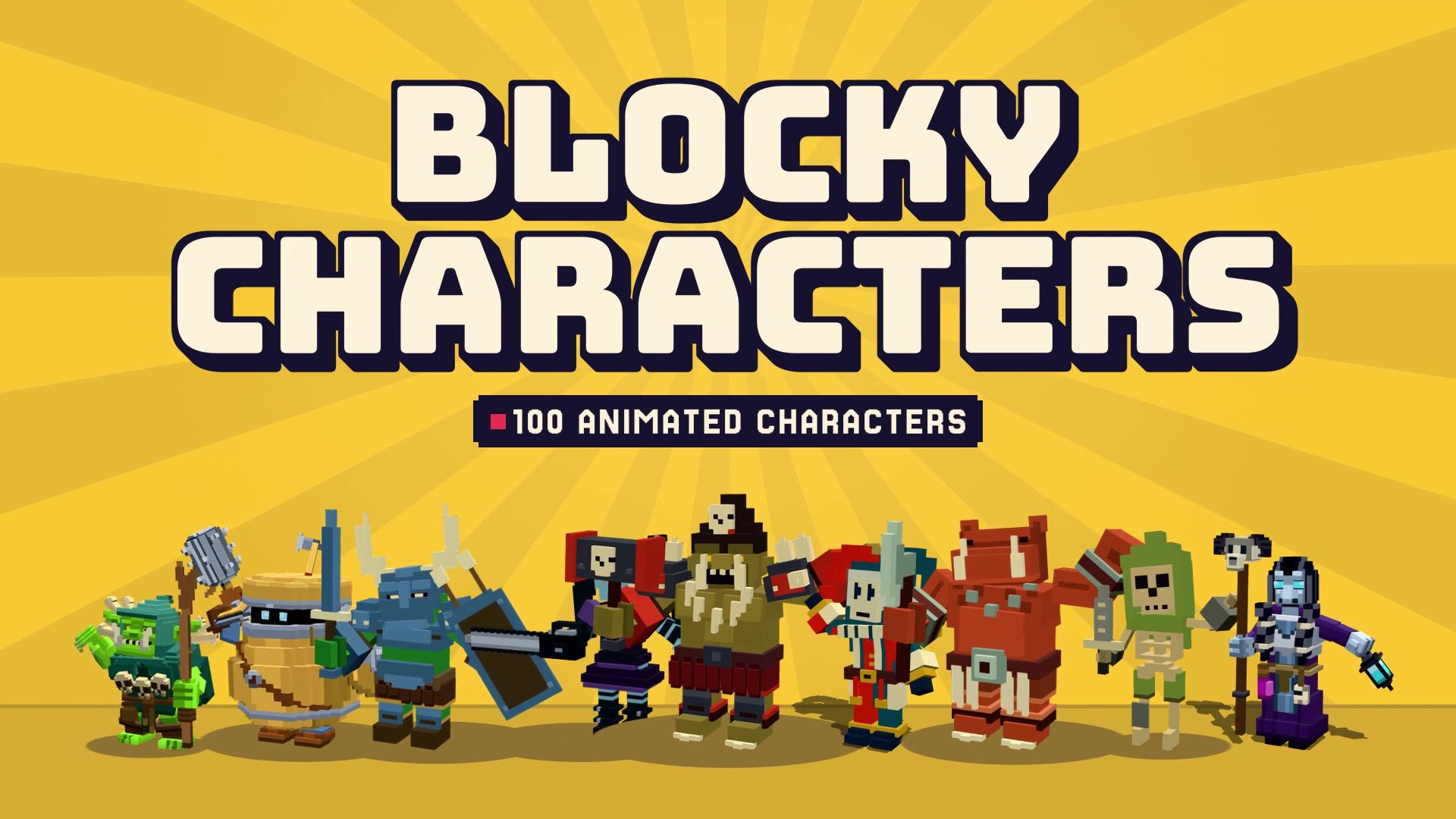 Blocky Characters screenshot 1 of 19