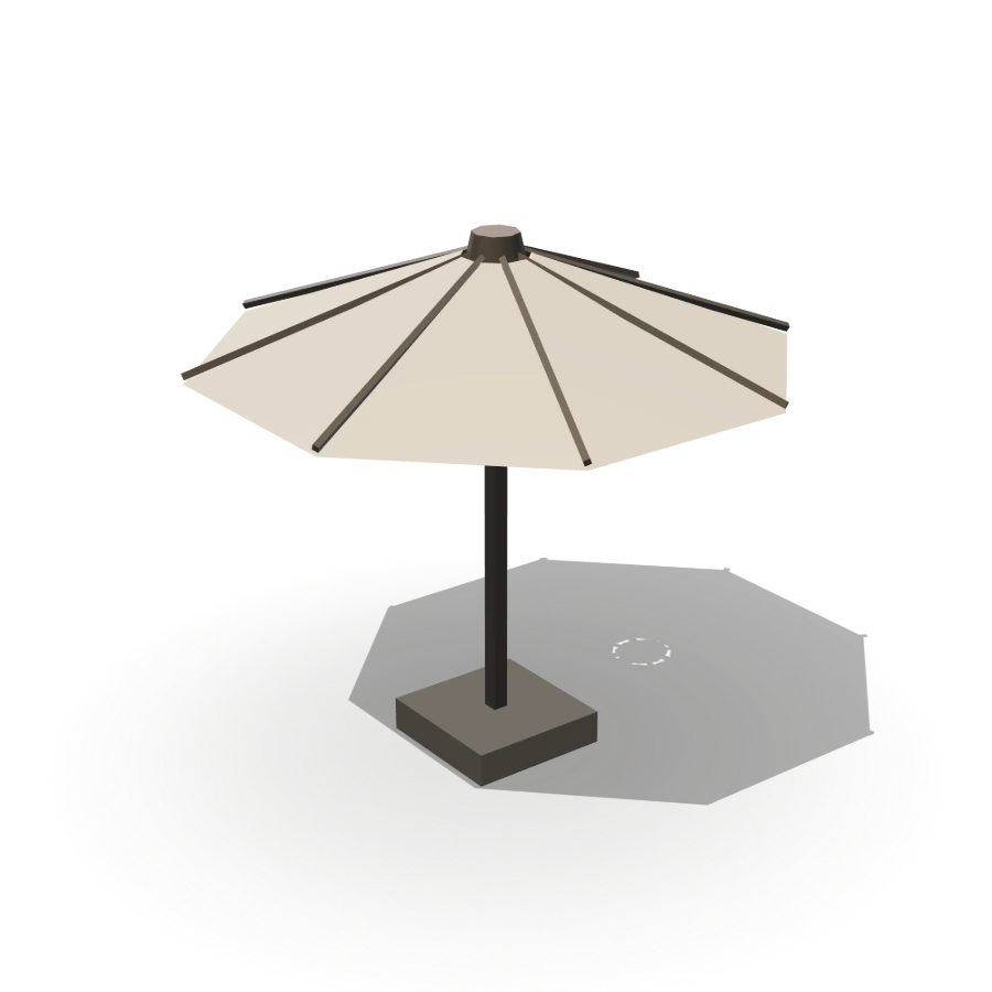 Freestanding Octagonal Patio Umbrella