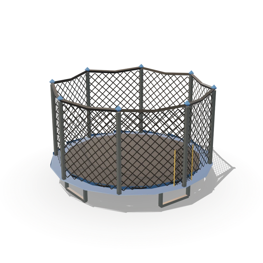 Round Safety Net Trampoline