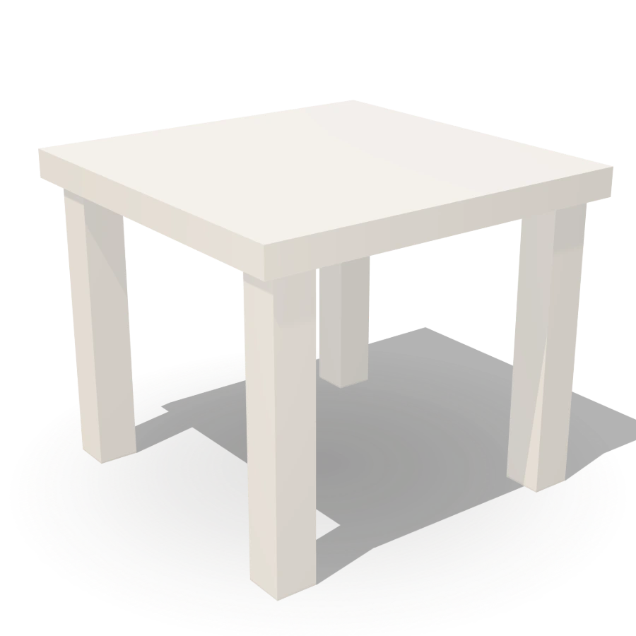 Slatted Patio Side Table