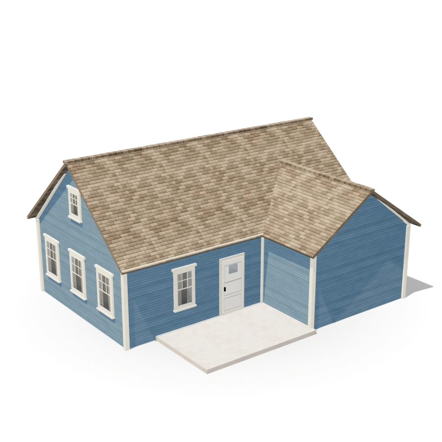 Corner Porch House