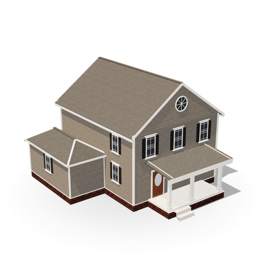 Colonial Portico House